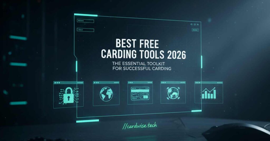 Alt Text: "Best Free Carding Tools 2026 - Essential Toolkit for Carding Success