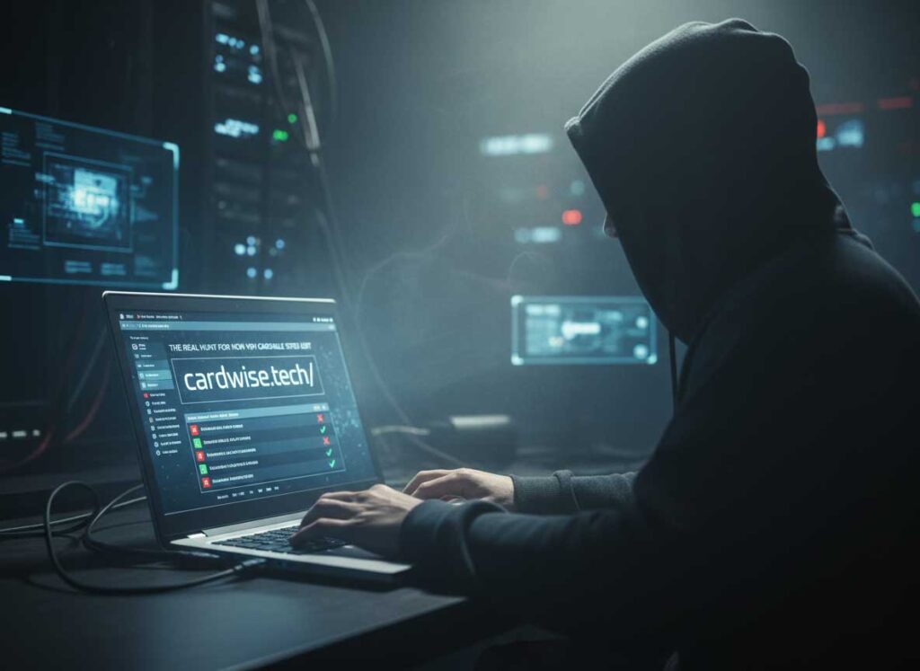 Non VBV Cardable Sites List. Soldier searching for treasure map in dark digital cave glowing with green lights representing code data.