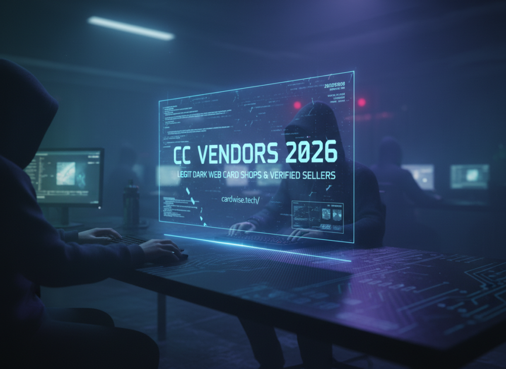 CC Vendors in 2026 guide featuring top ranked dark web card shops and verified sellers