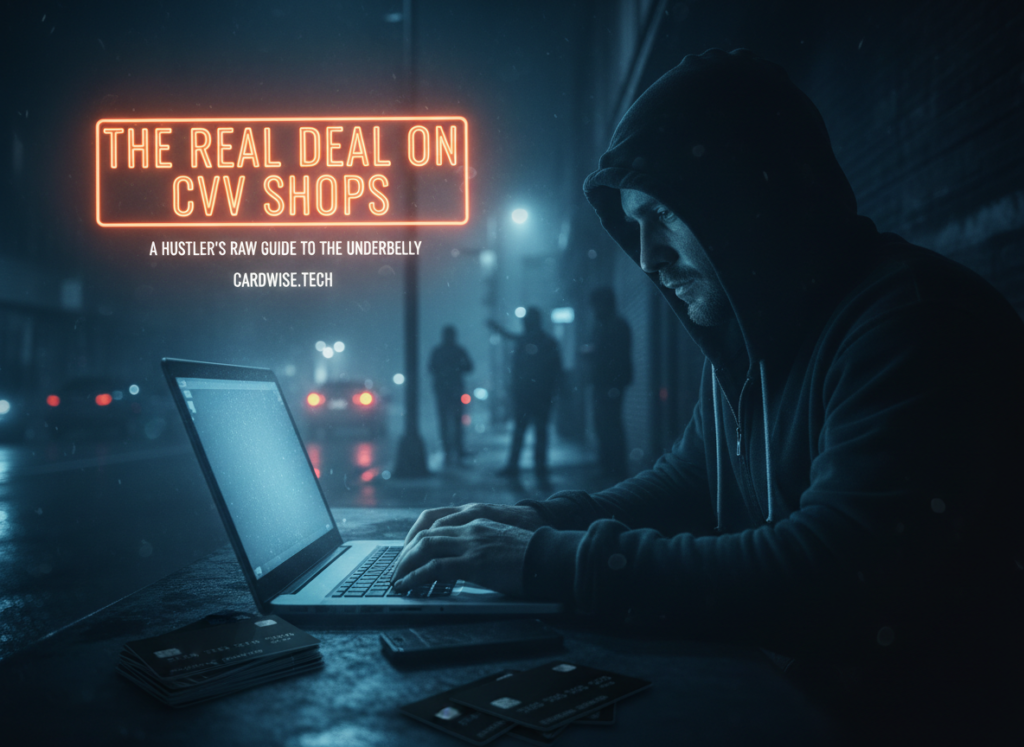 Complete hustler's guide to CVV shops in 2026 covering vendor vetting, dump reading, execution, and OpSec