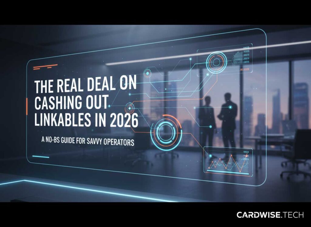 Cashing Out Linkables. Visual guide to cashing out linkables in 2026 showing virtual card cashout flow and platform connections