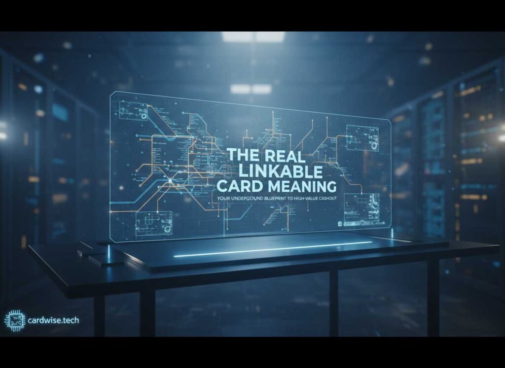 Real linkable card meaning underground blueprint showing card provisioning connections to digital wallet platforms